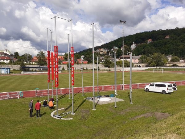 Velká rekonstrukce atletického stadionu začala, máme novou klec na kladivo a další žhavé novinky - ASK DĚČÍN