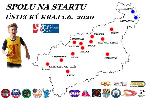 &quot;SPOLU NA STARTU&quot; 1. června 2020 v Děčíně - atletické závody