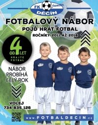 Nábor nových fotbalistů do FK JUNIOR