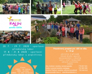 Sportovní příměstský tábor FaJJn ve spolupráci s Pozdravi - pohyb zdraví vitalita